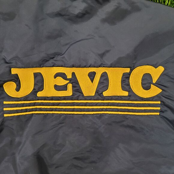 Vintage 80s 420 Safe-Driver Bomber Jacket XL 26x25 Jevic USA - Picture 12 of 16